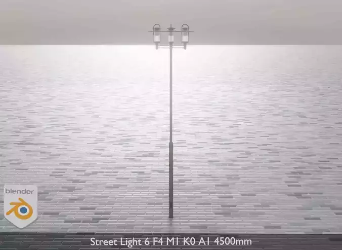 Street Light 6 F4 M1 K0 A1 4500mm 