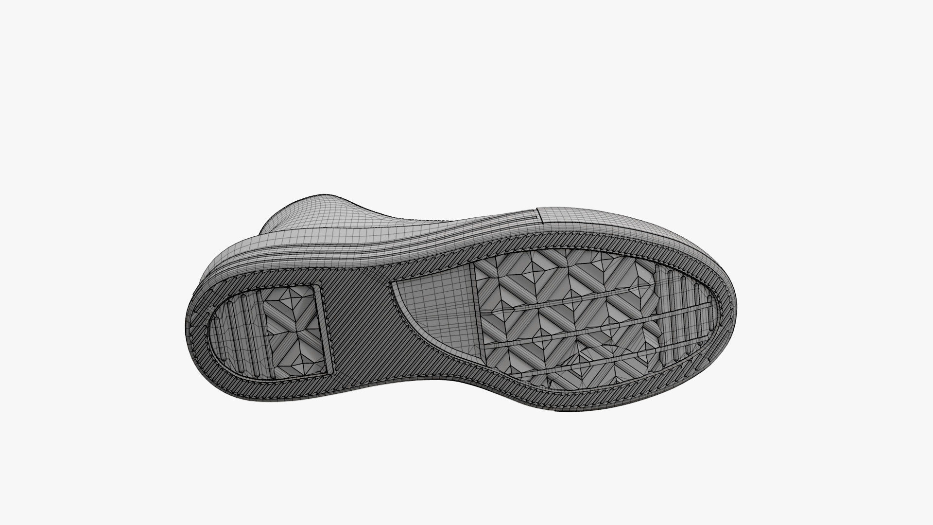 Chuck Taylor All Star Move Platform High Top Mono Black 3D model_15