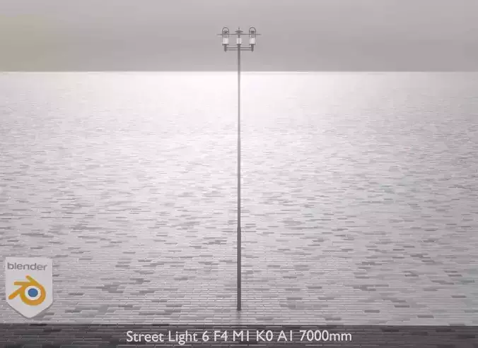 Street Light 6 F4 M1 K0 A1 7000mm 