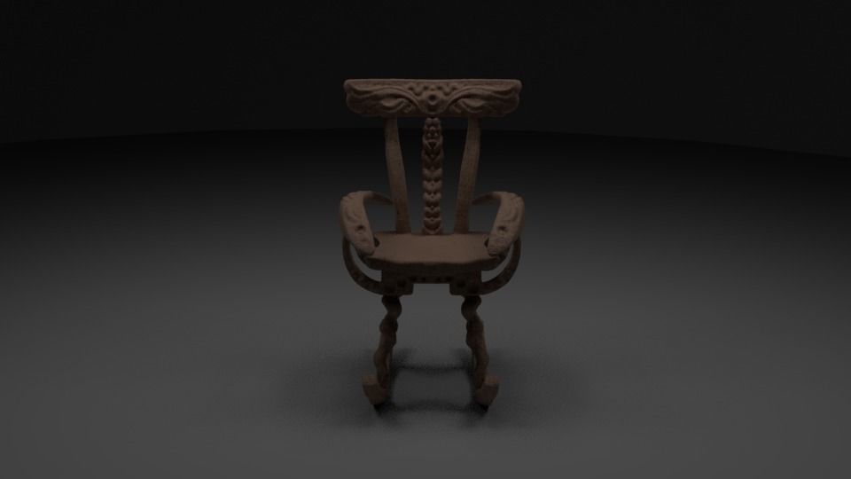 rooking chair Free 3D model_12