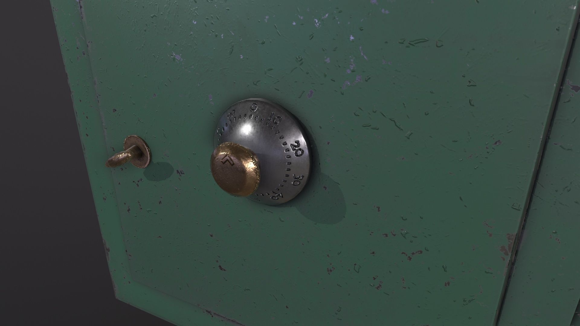 Safe 3D Model Low-poly 3D model_4