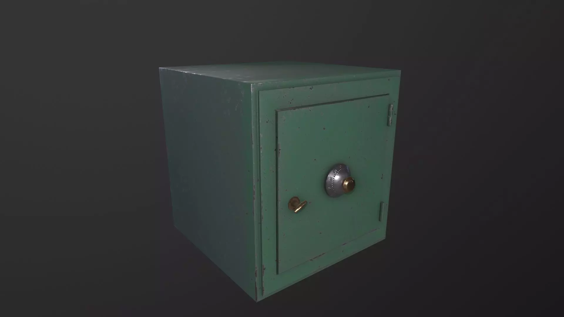Safe 3D Model Low-poly 3D model_0