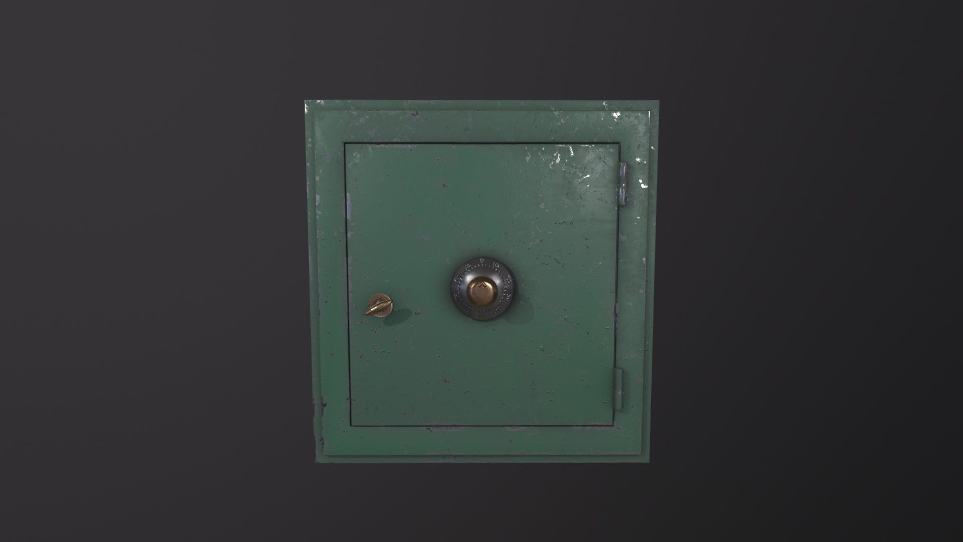 Safe 3D Model Low-poly 3D model_2