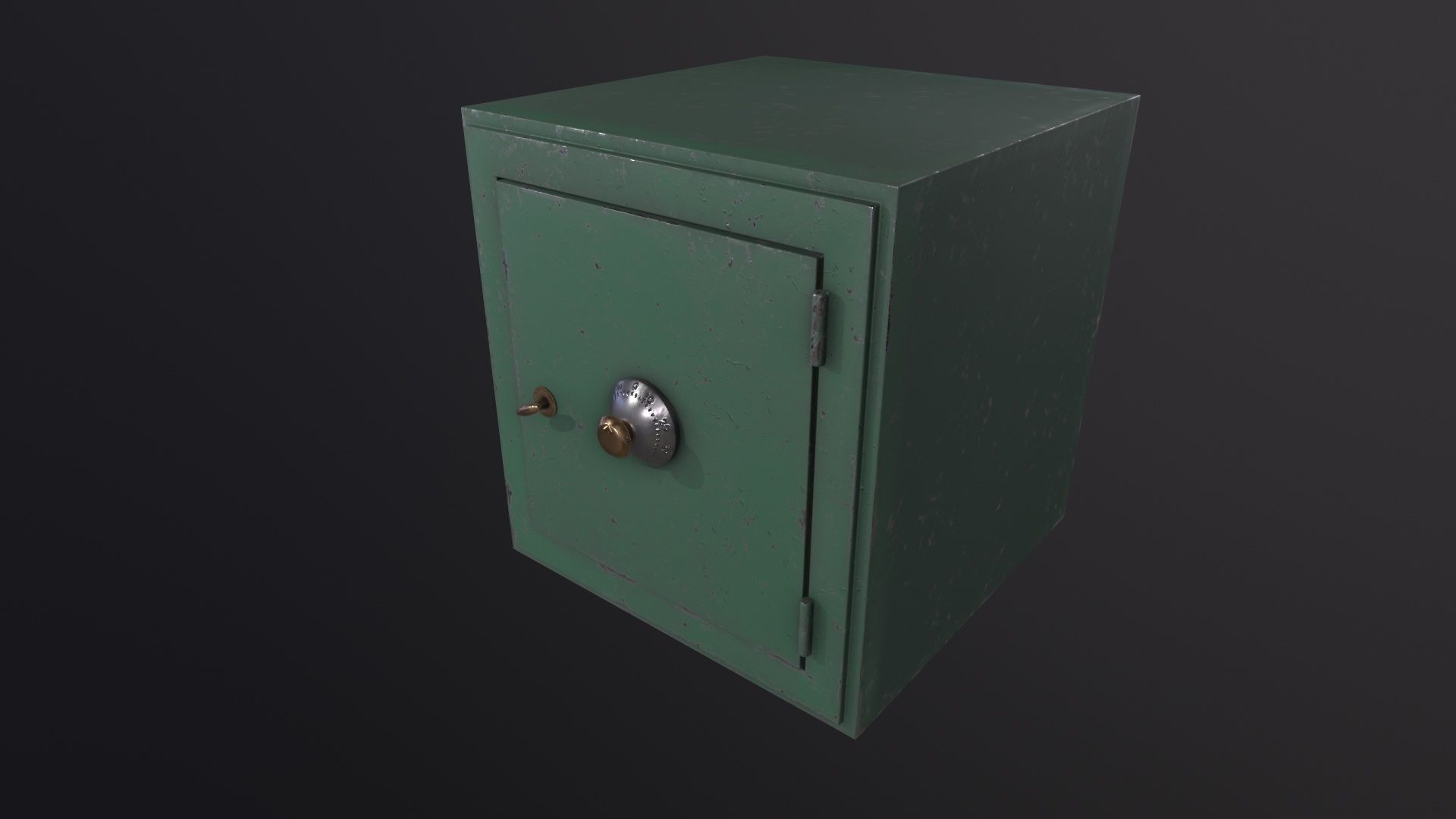 Safe 3D Model Low-poly 3D model_3