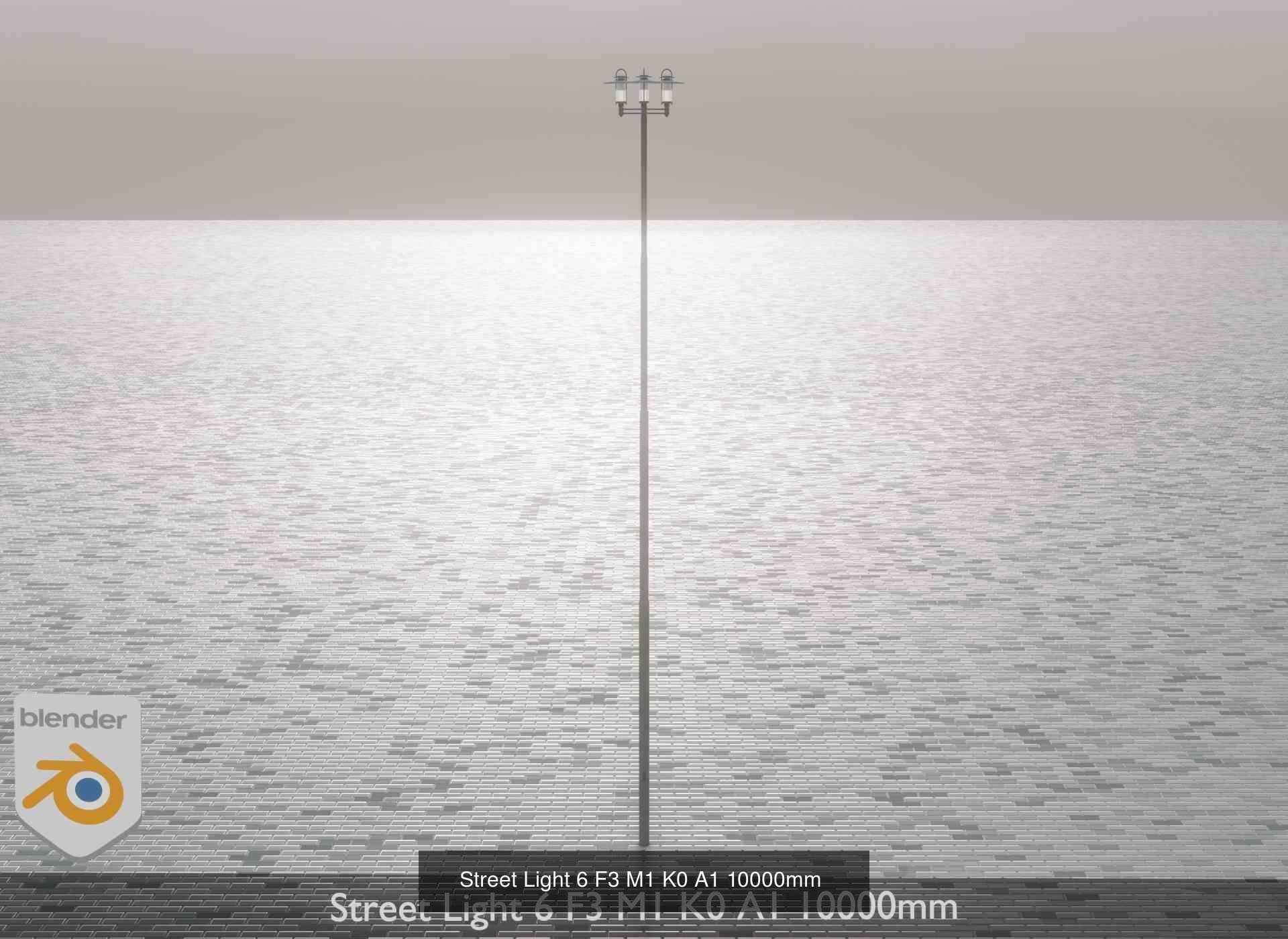 Street Light 6 Package 3D Model Collection_29