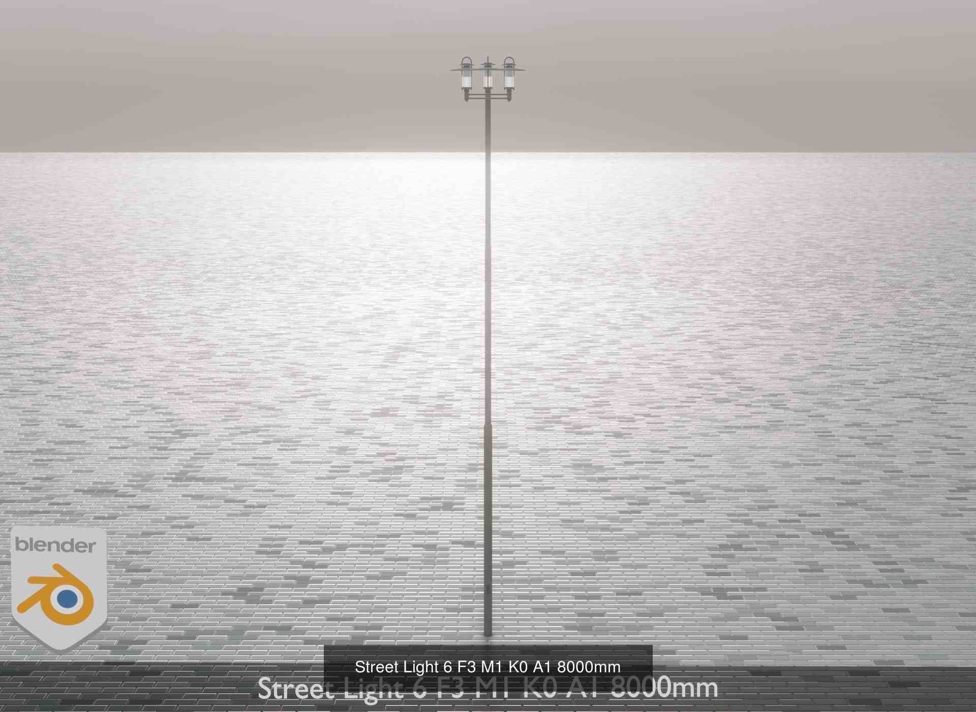 Street Light 6 Package 3D Model Collection_28