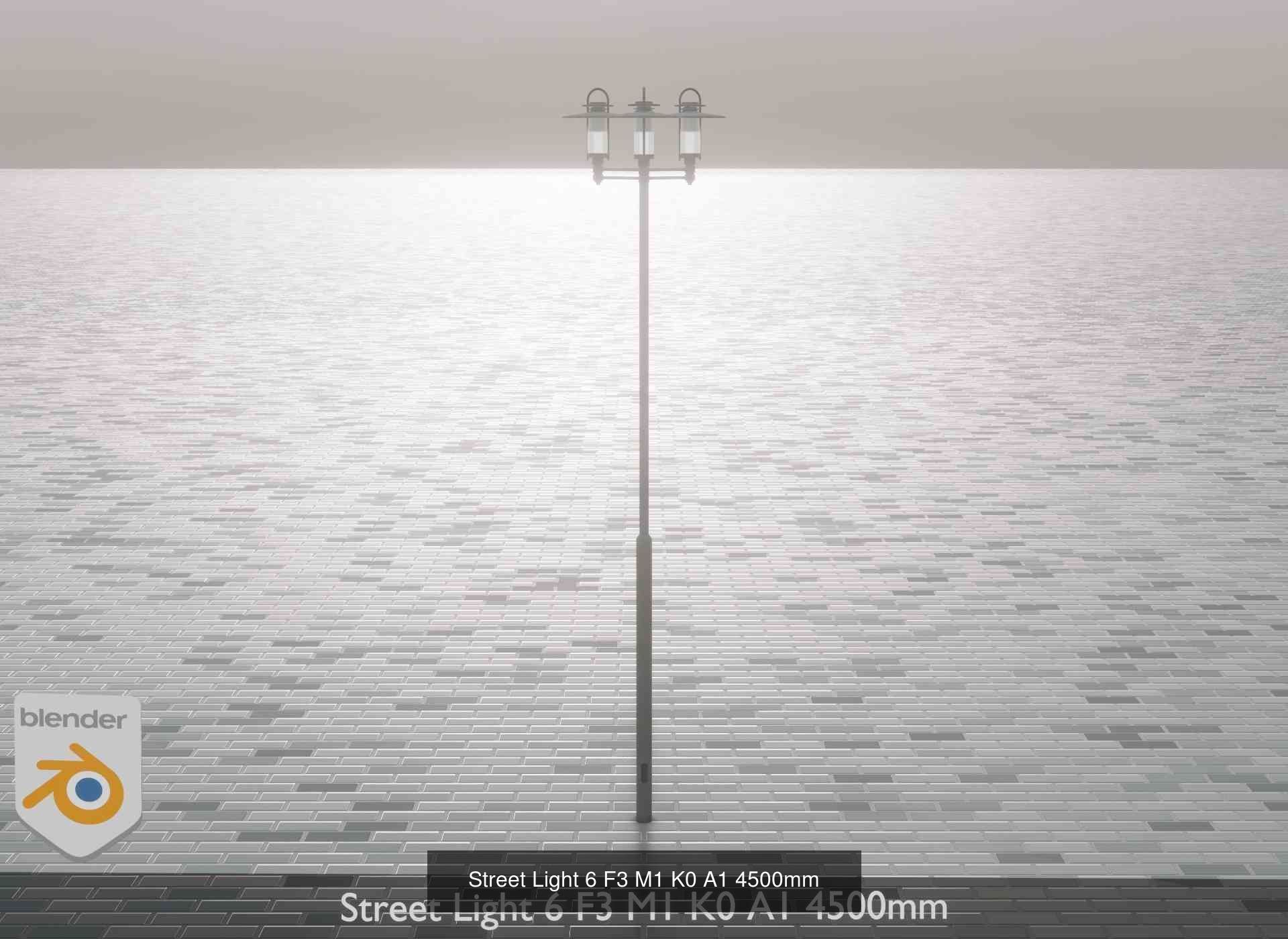 Street Light 6 Package 3D Model Collection_25