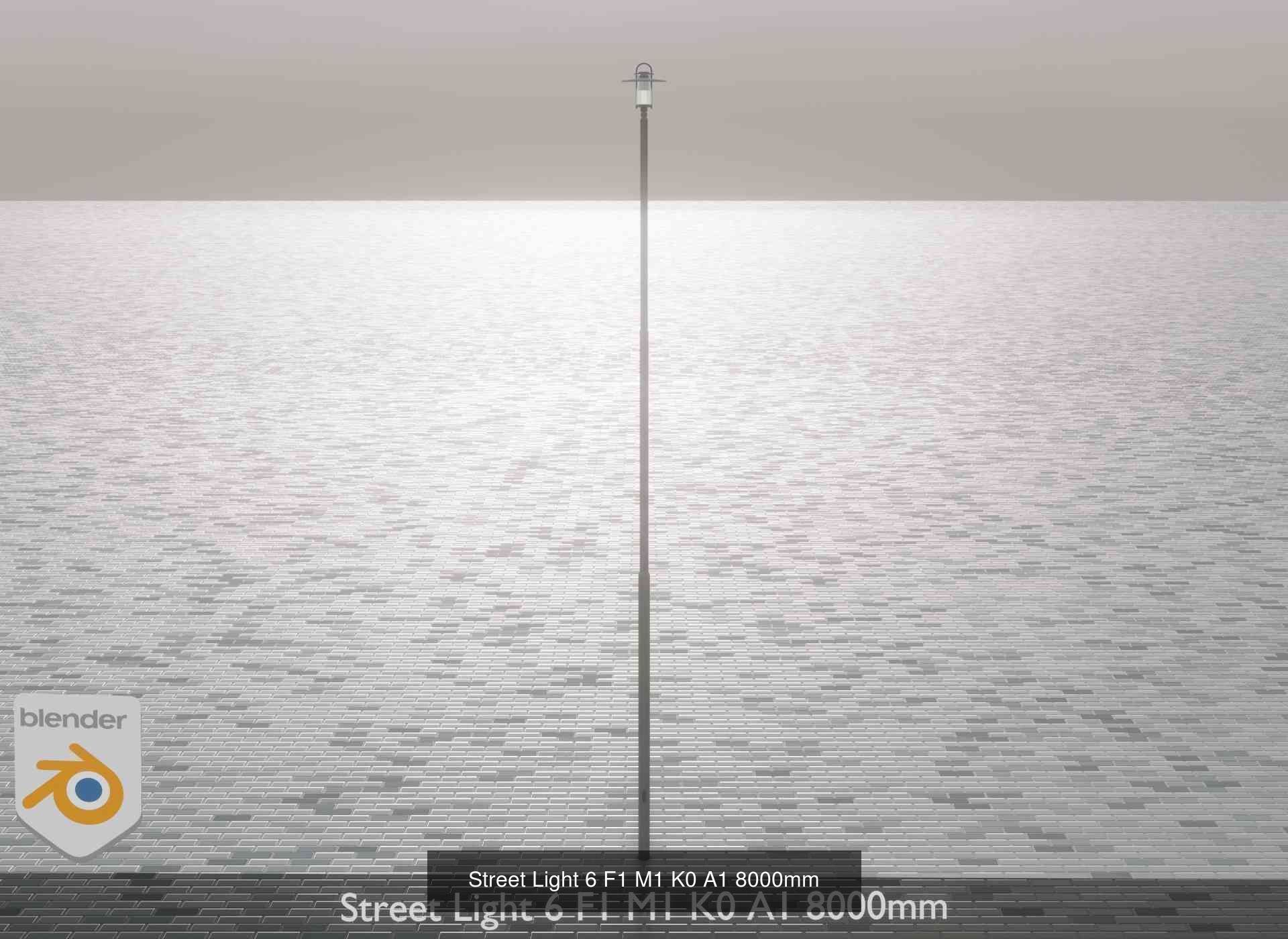 Street Light 6 Package 3D Model Collection_13