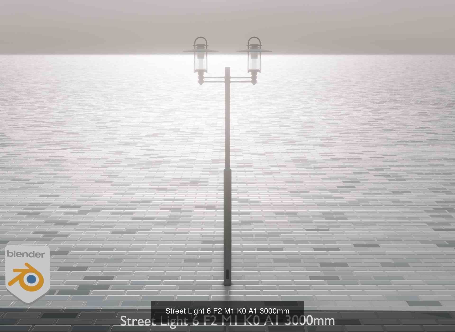 Street Light 6 Package 3D Model Collection_19