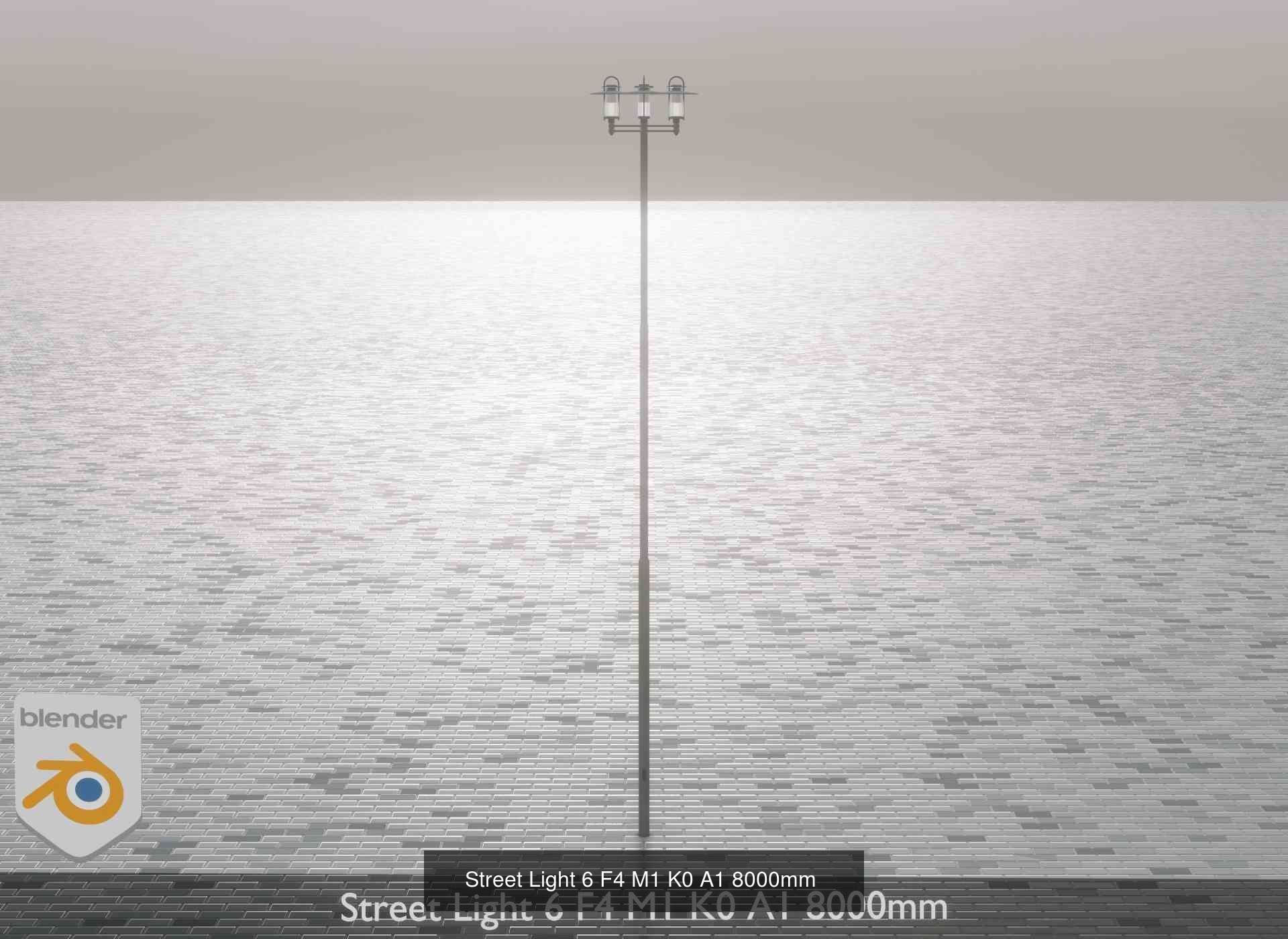 Street Light 6 Package 3D Model Collection_34