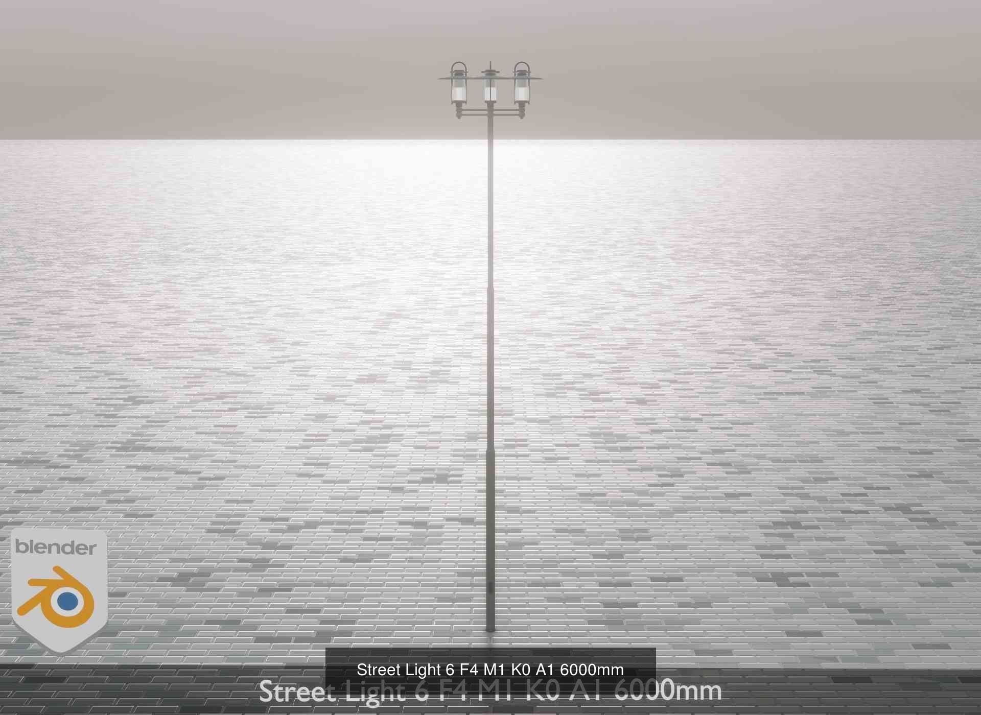 Street Light 6 Package 3D Model Collection_32