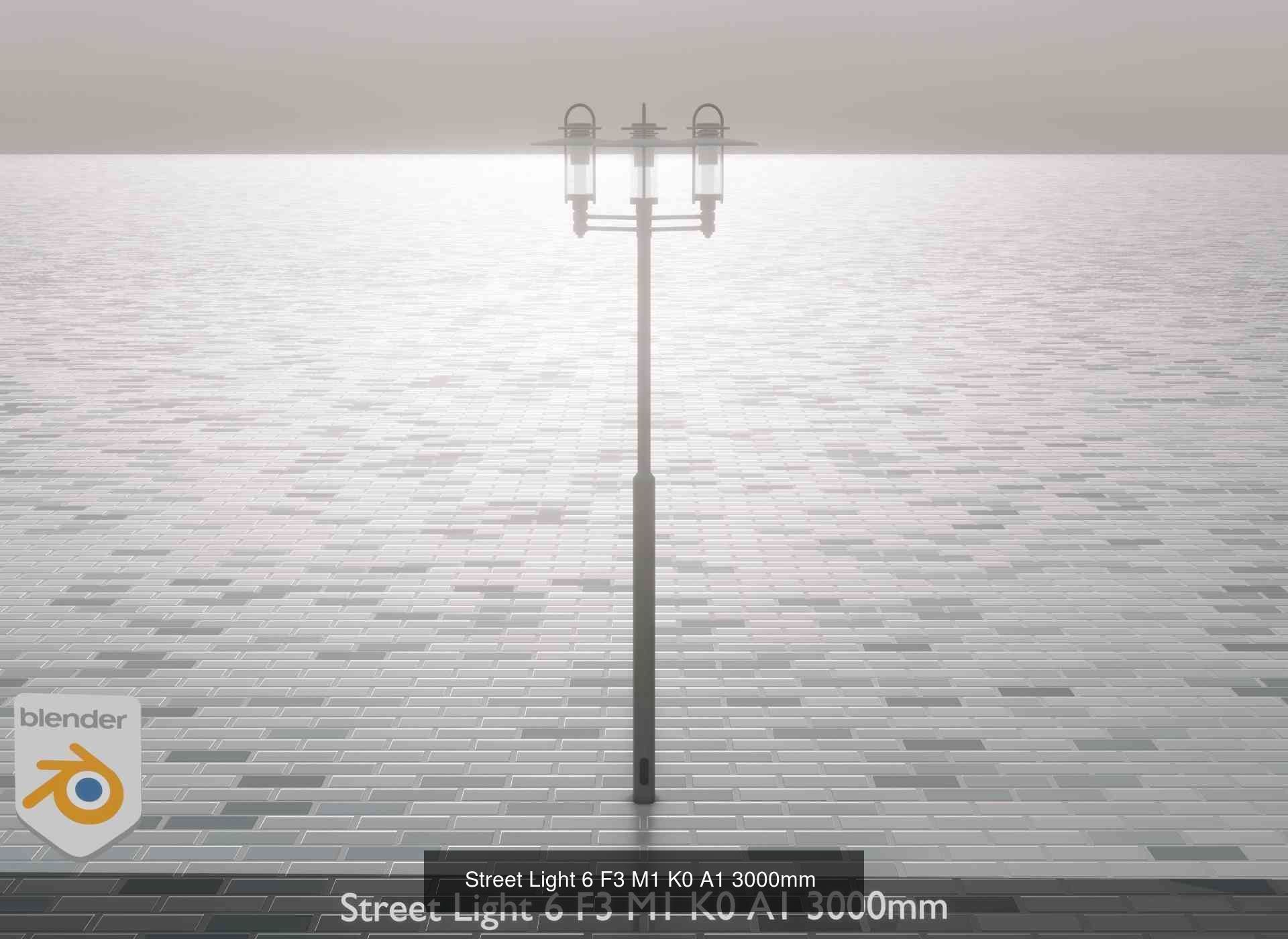 Street Light 6 Package 3D Model Collection_24