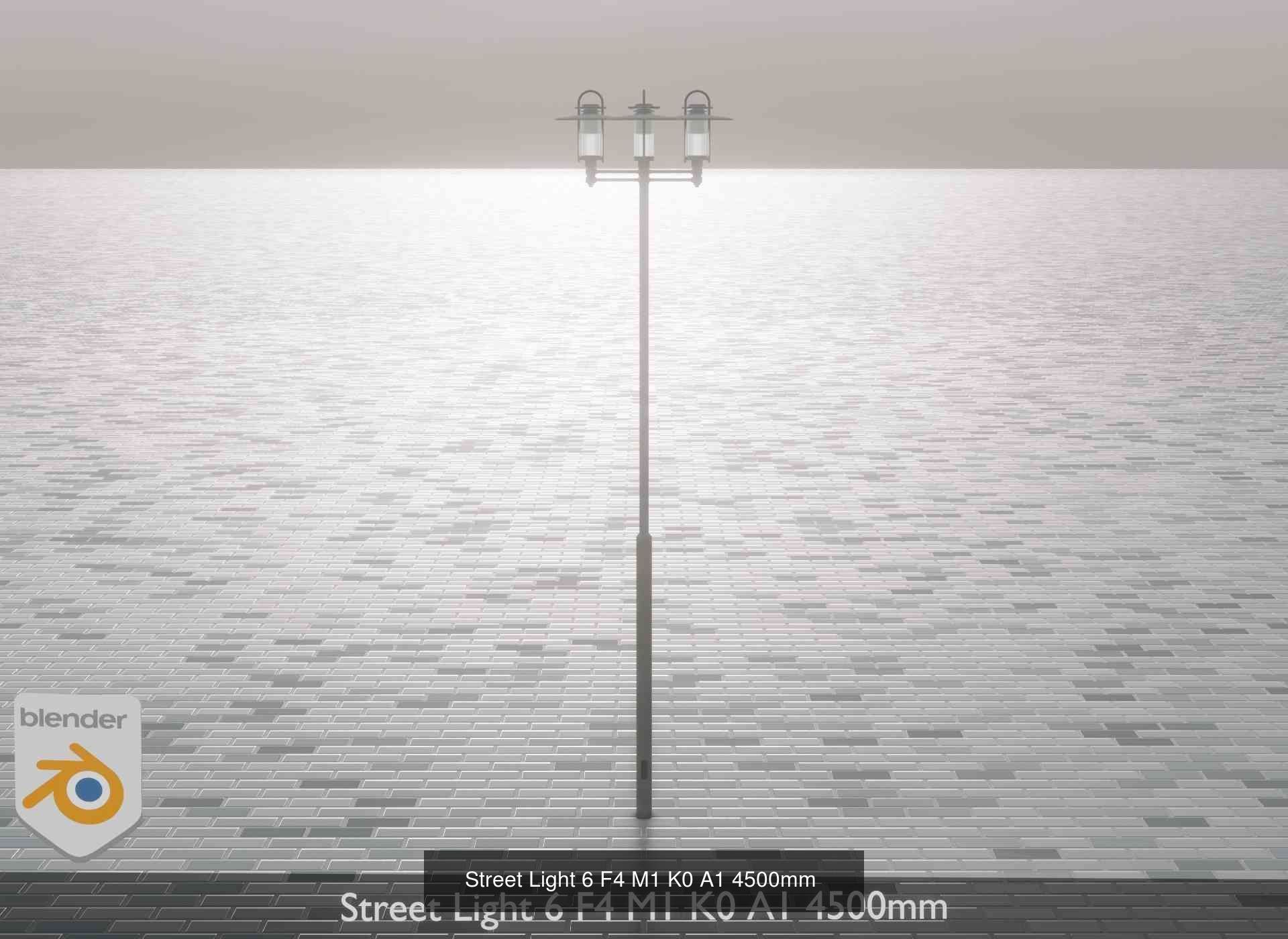 Street Light 6 Package 3D Model Collection_30