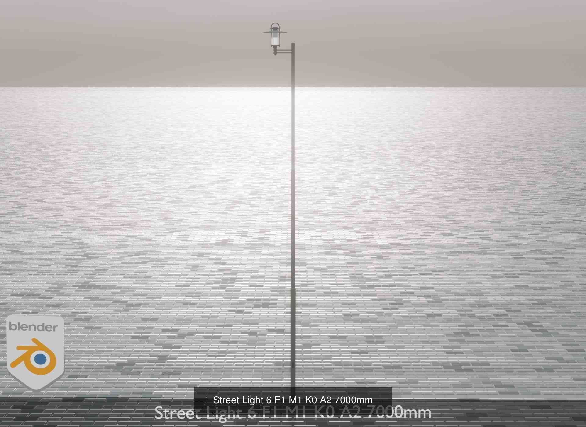 Street Light 6 Package 3D Model Collection_17