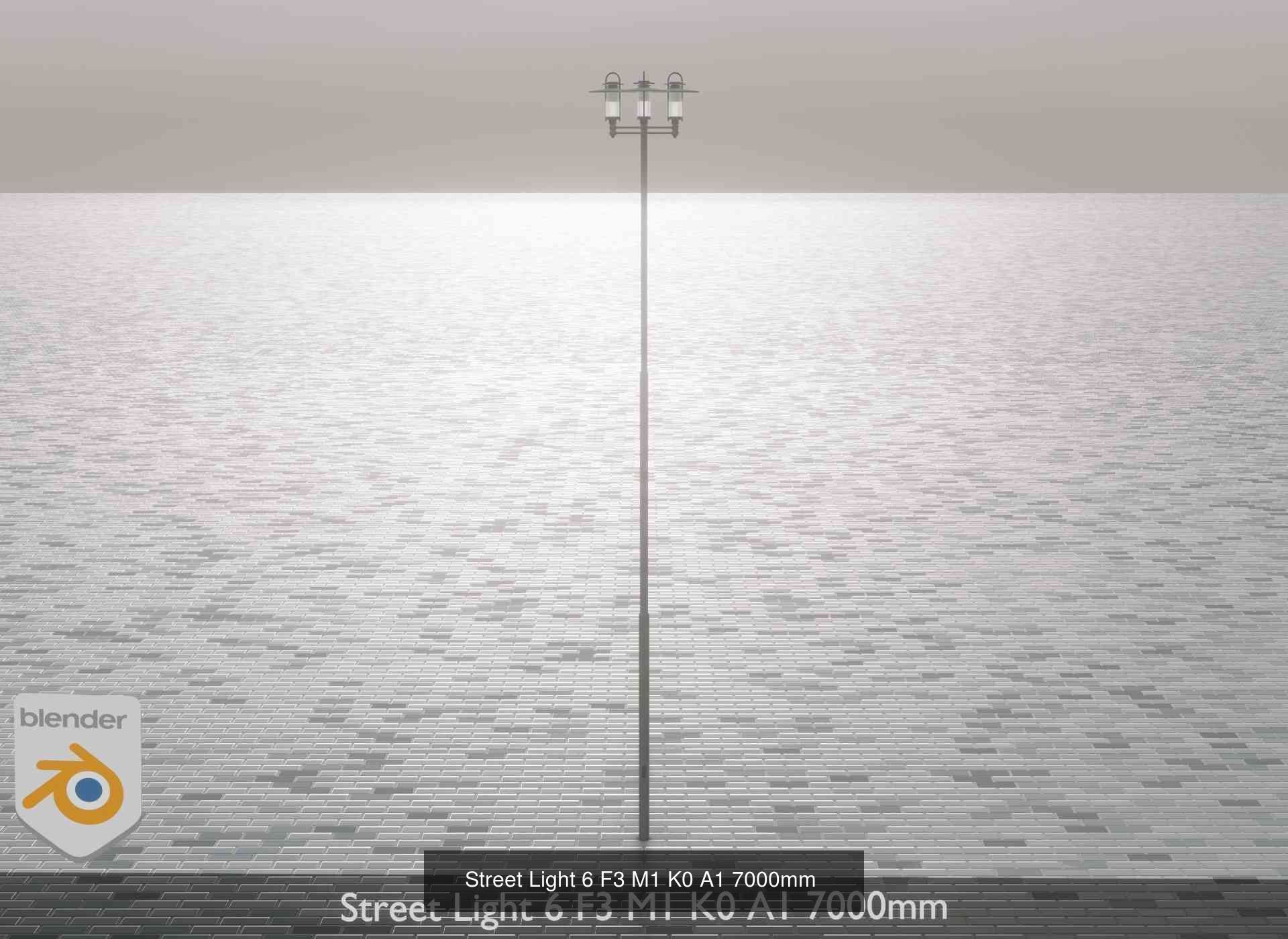 Street Light 6 Package 3D Model Collection_27