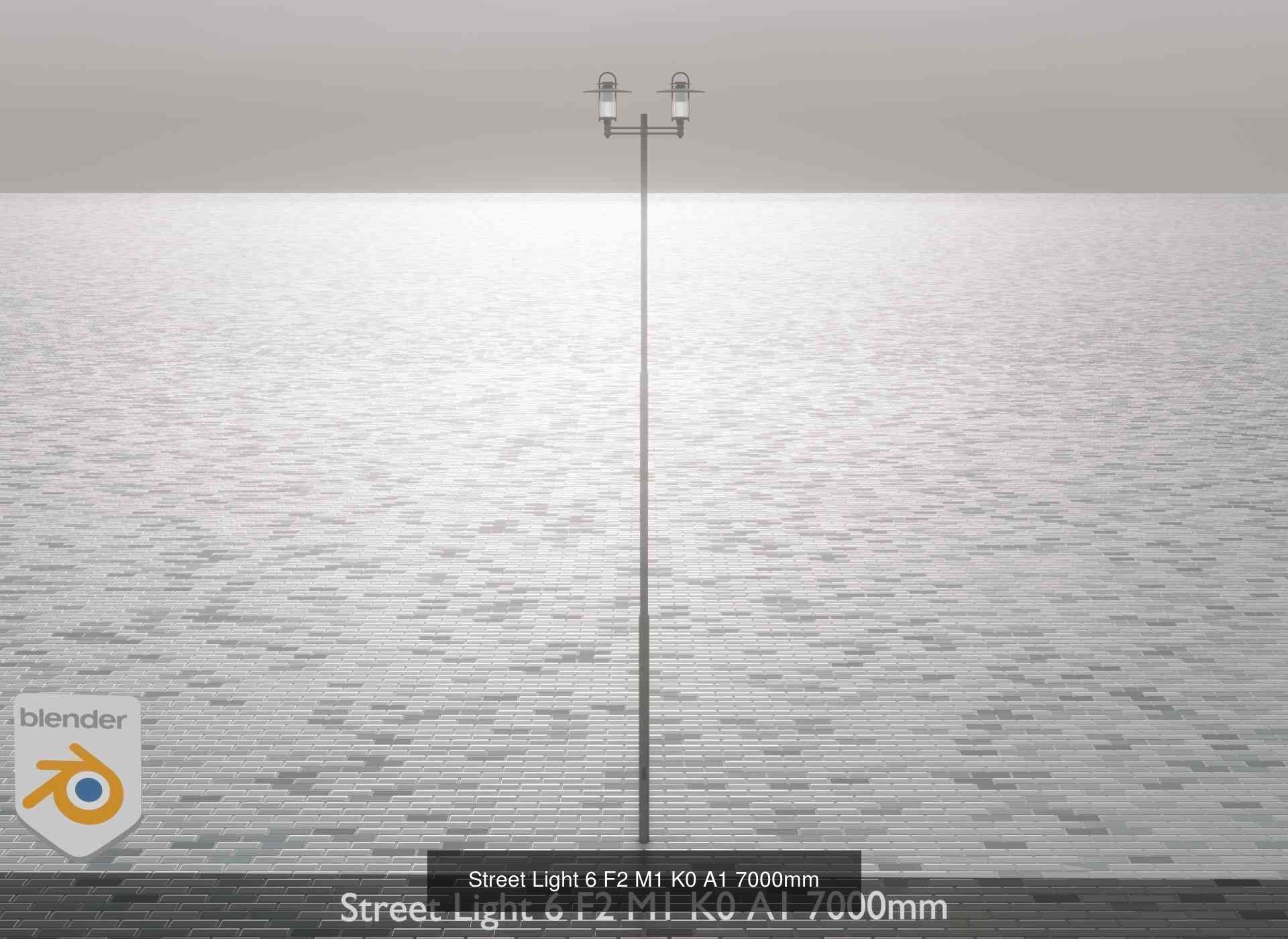 Street Light 6 Package 3D Model Collection_22