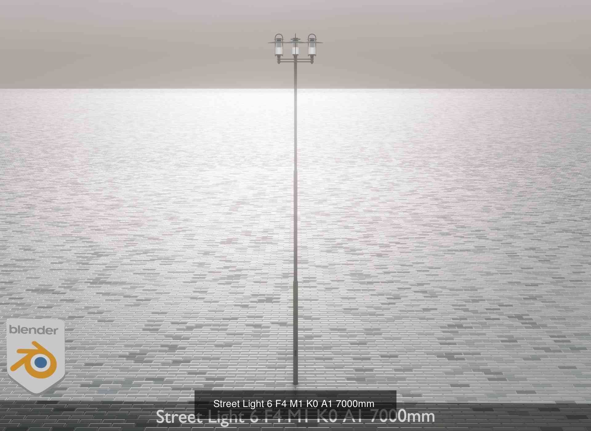 Street Light 6 Package 3D Model Collection_33