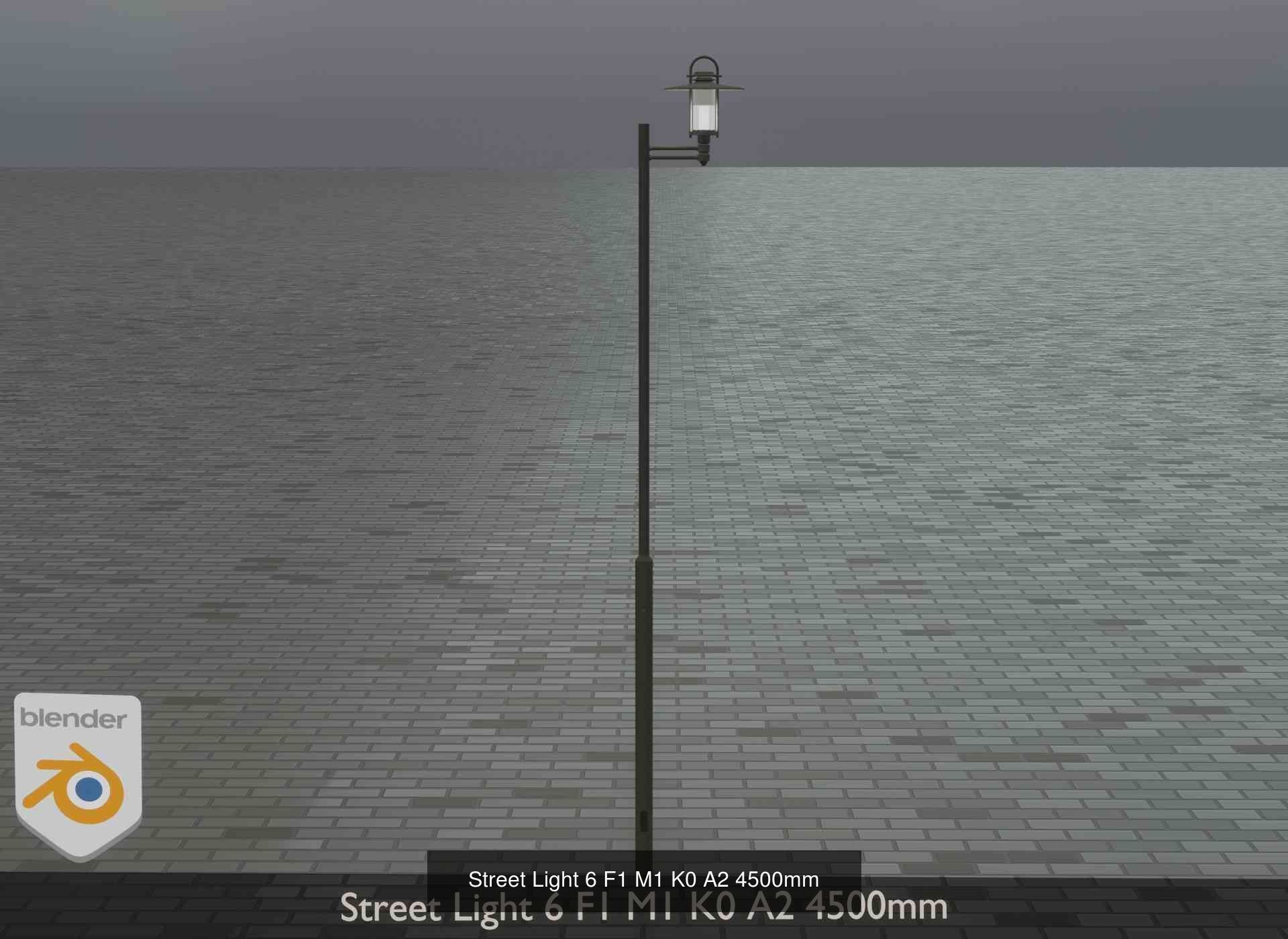 Street Light 6 Package 3D Model Collection_15