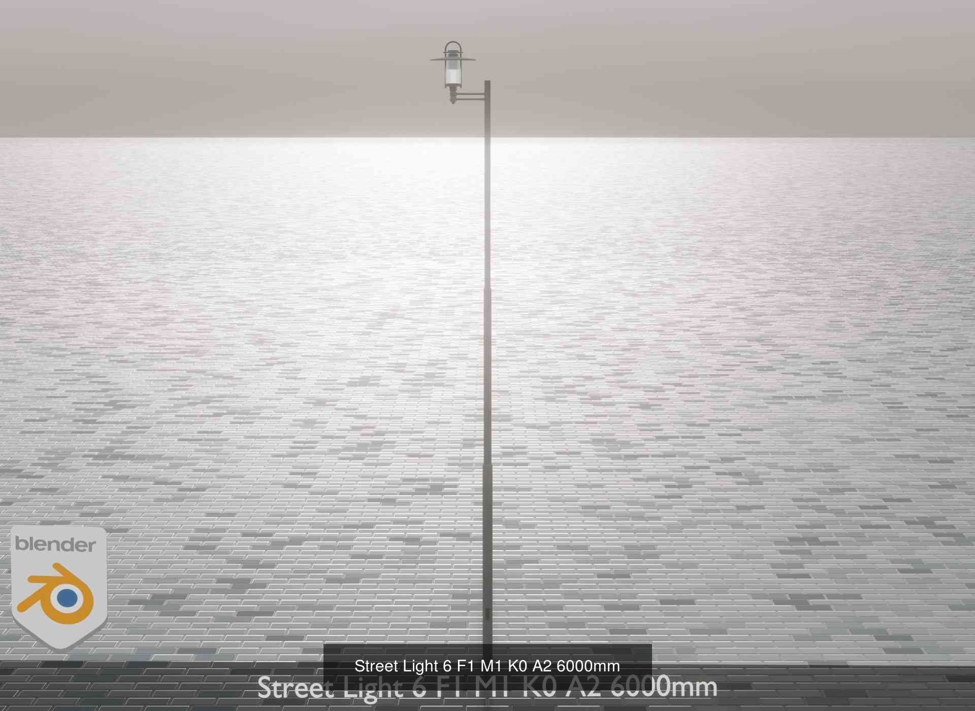 Street Light 6 Package 3D Model Collection_16