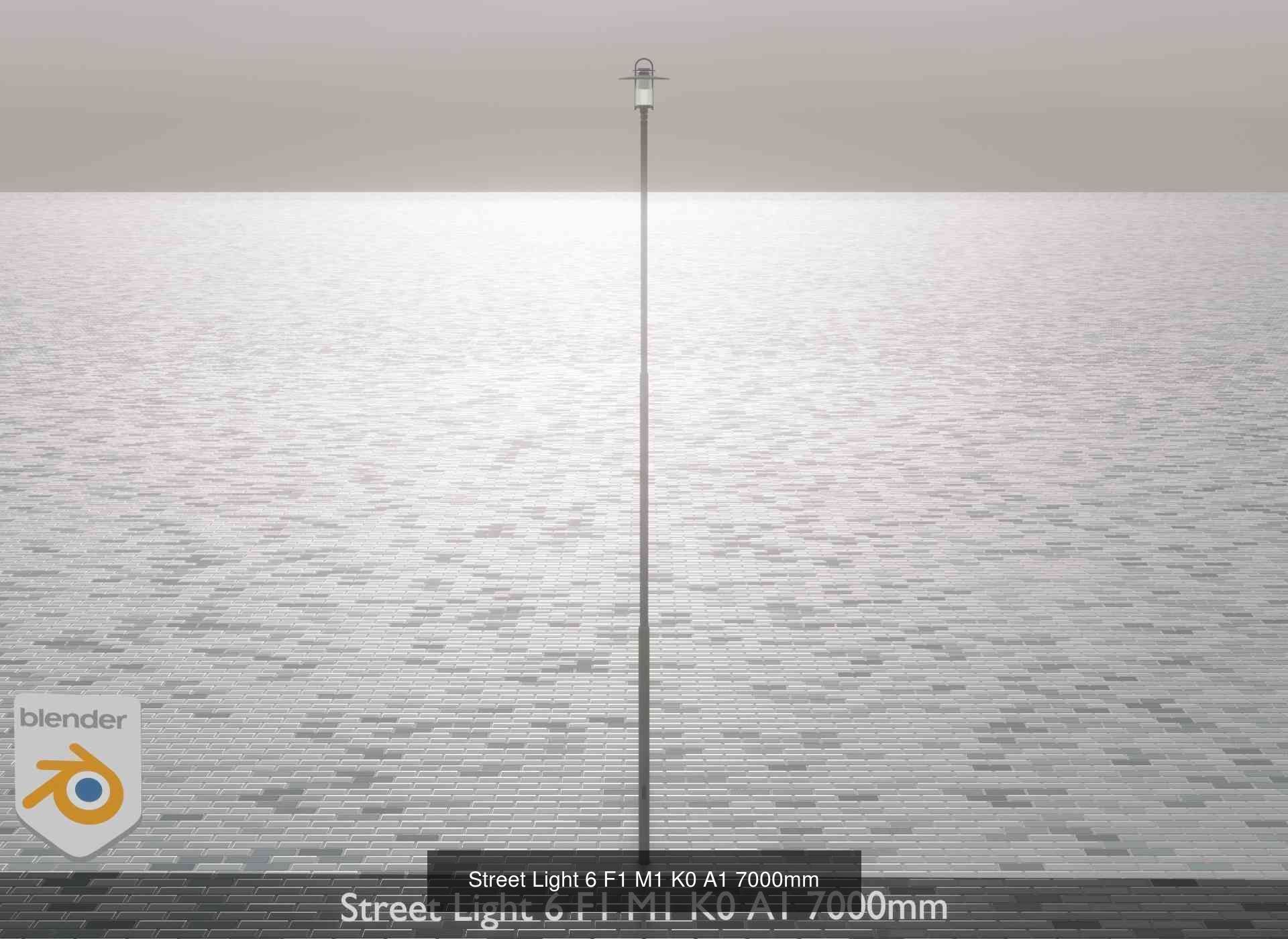 Street Light 6 Package 3D Model Collection_12