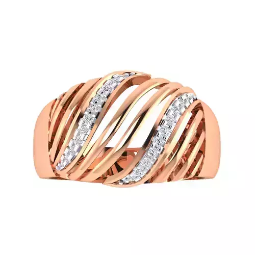  Women Heavy Ring STL OBJ FBX Renders Details