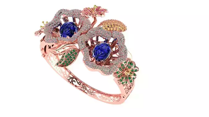 FLOWER BRACELET ROSE