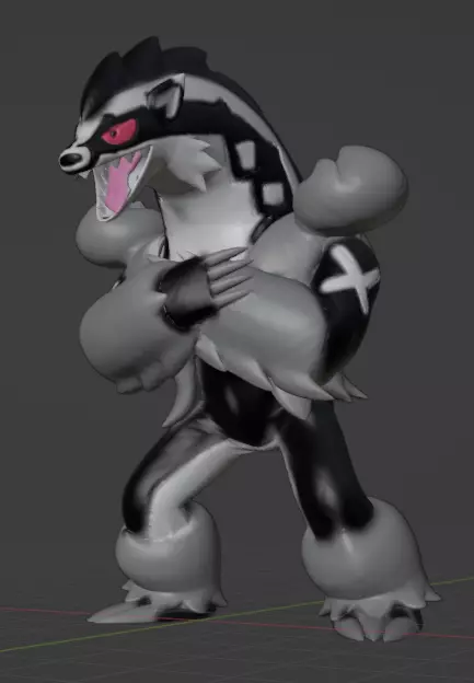 Obstagoon 3D print model_0