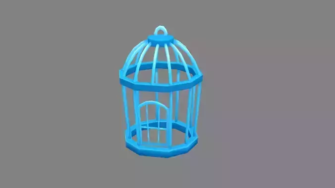 Cartoon Bird Cage