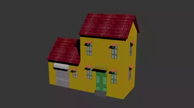 House Model 1 Free low-poly 3D model
