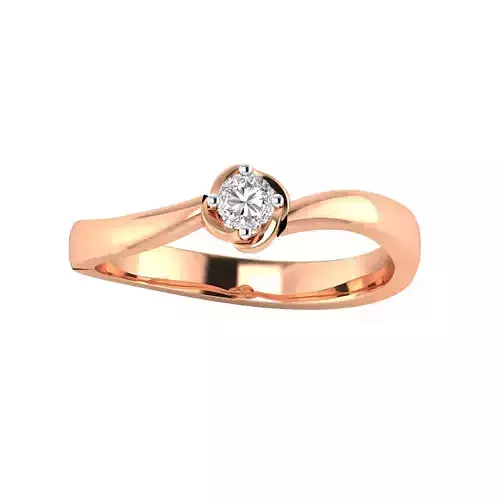 Women Wedding Engagement Ring STL OBJ FBX Renders Details