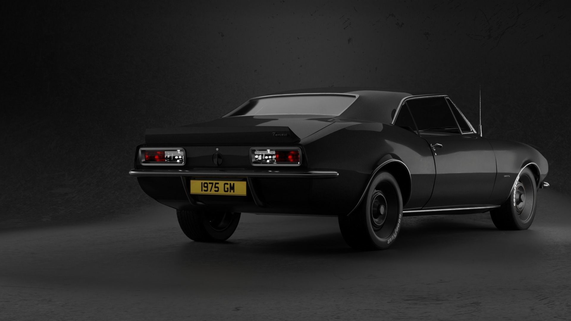 Camaro 1967 3D model 3D model_2