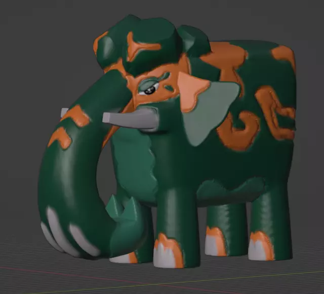 Copperajah 3D print model_0