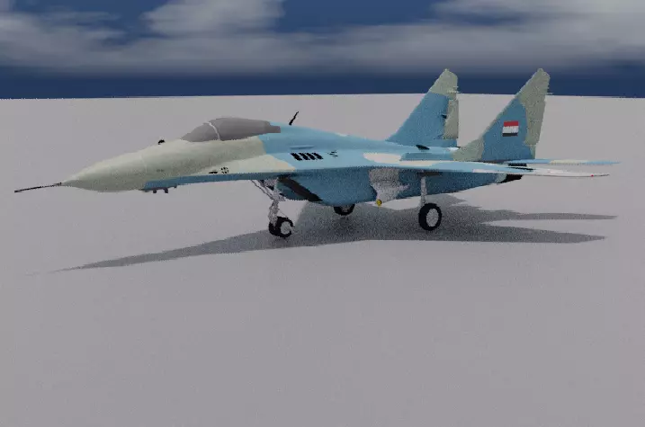Egyptian MiG-29M M2  3D model_0