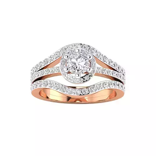  Women Heavy Ring STL OBJ FBX Renders Details