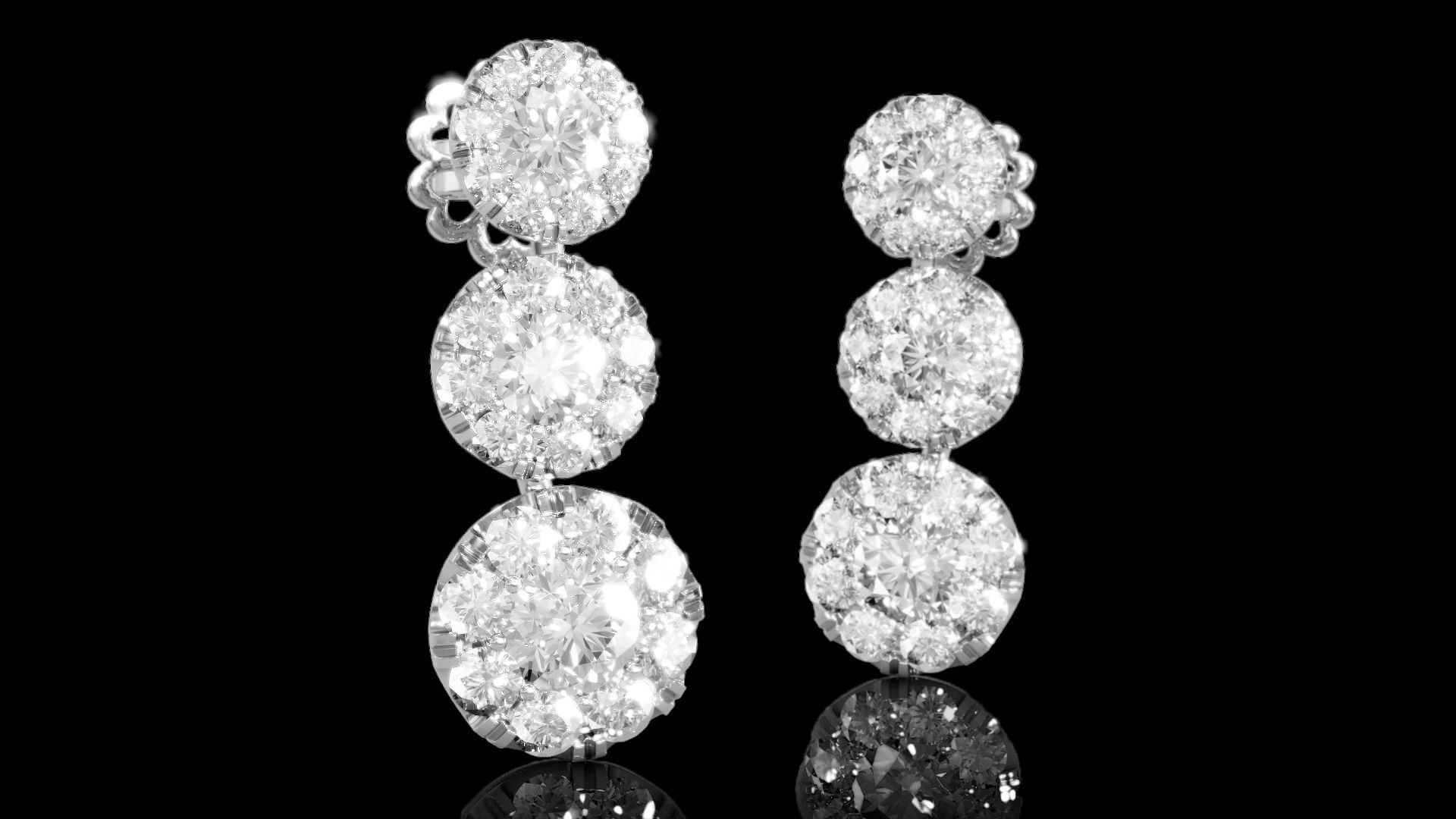 Halo Dangle Earrings 3D print model_1