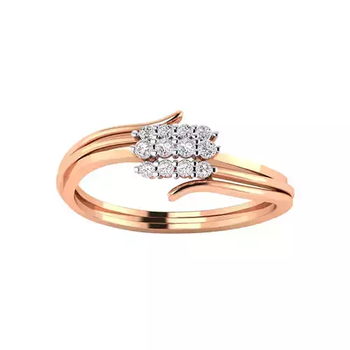 Women Wedding Engagement Ring STL OBJ FBX Renders Details 3D print model