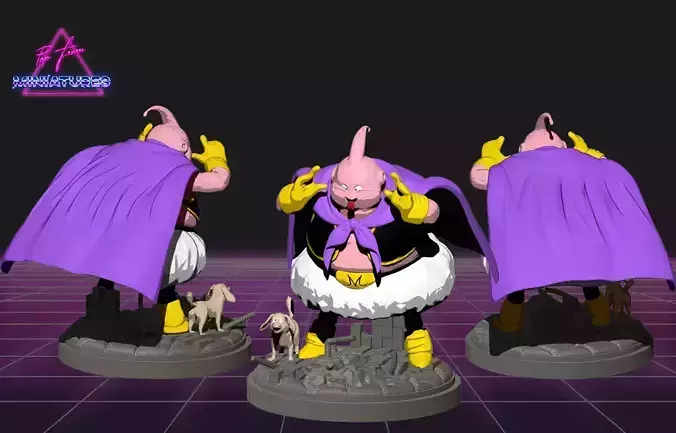 Majin Buu from Dragon Ball Z 3D print model