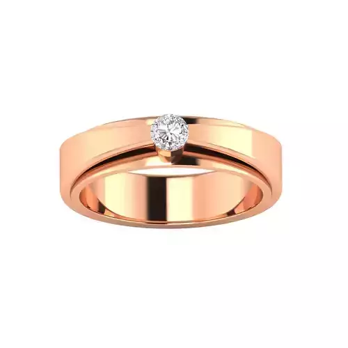 Women Solitaire Engagement Ring STL OBJ FBX Renders Details