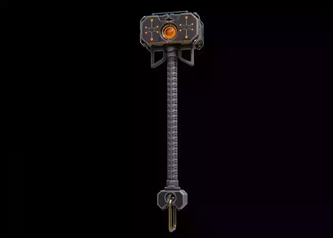 Shock Hammer Low-poly 3D model