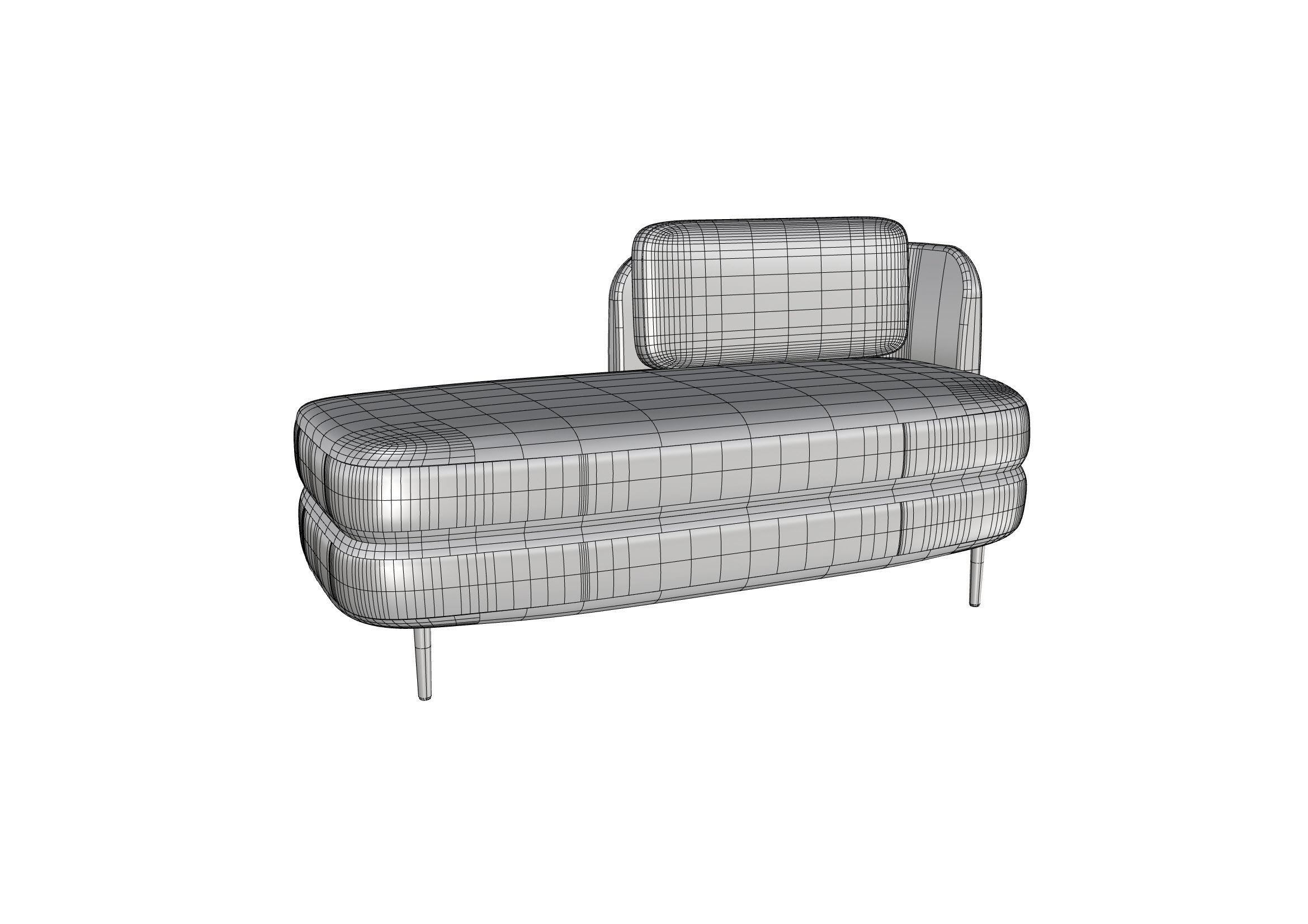 Modern Elegance Sofa and Coffee Table Set 3D model_12