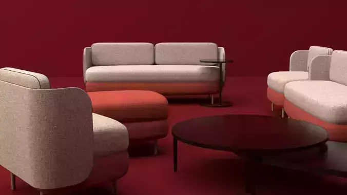 Modern Elegance Sofa and Coffee Table Set