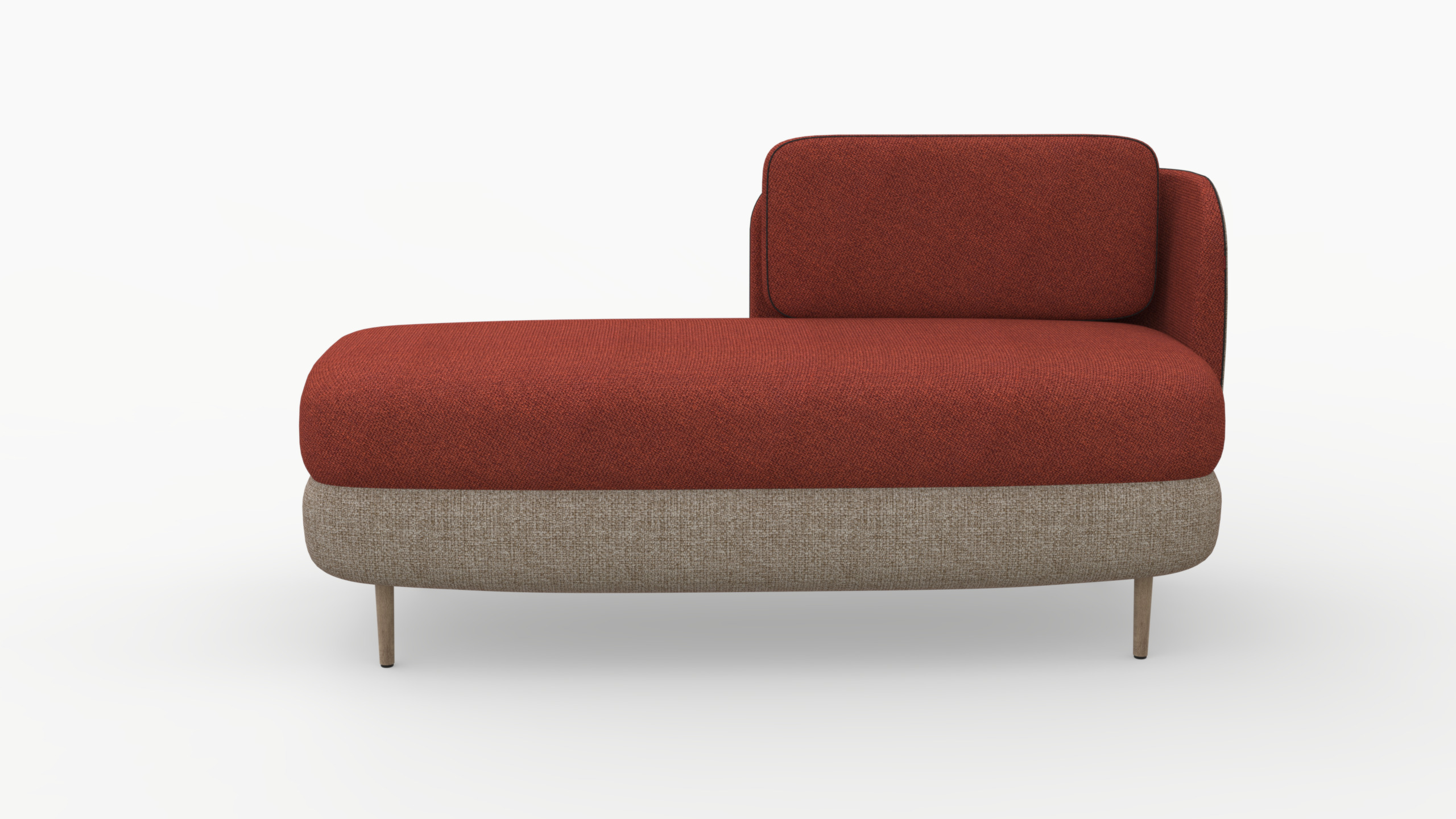 Modern Elegance Sofa and Coffee Table Set 3D model_3