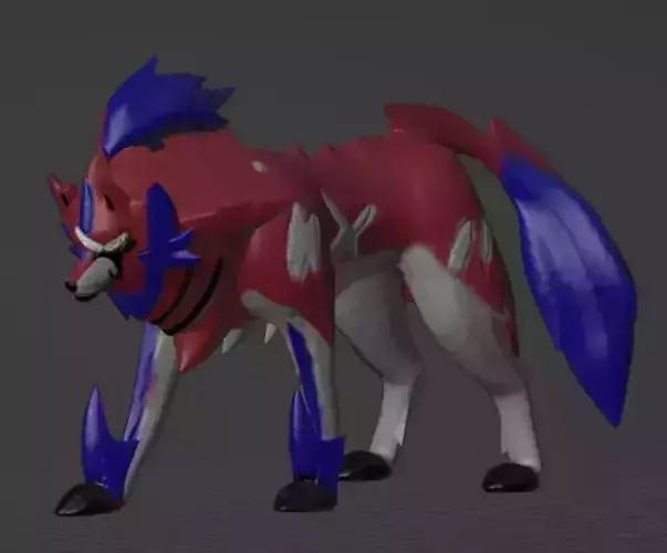 Zamazenta Hero of Many Battles 3D print model