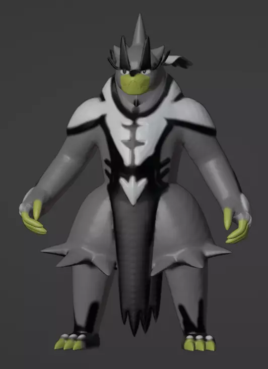 Urshifu Single Strike Style 3D print model