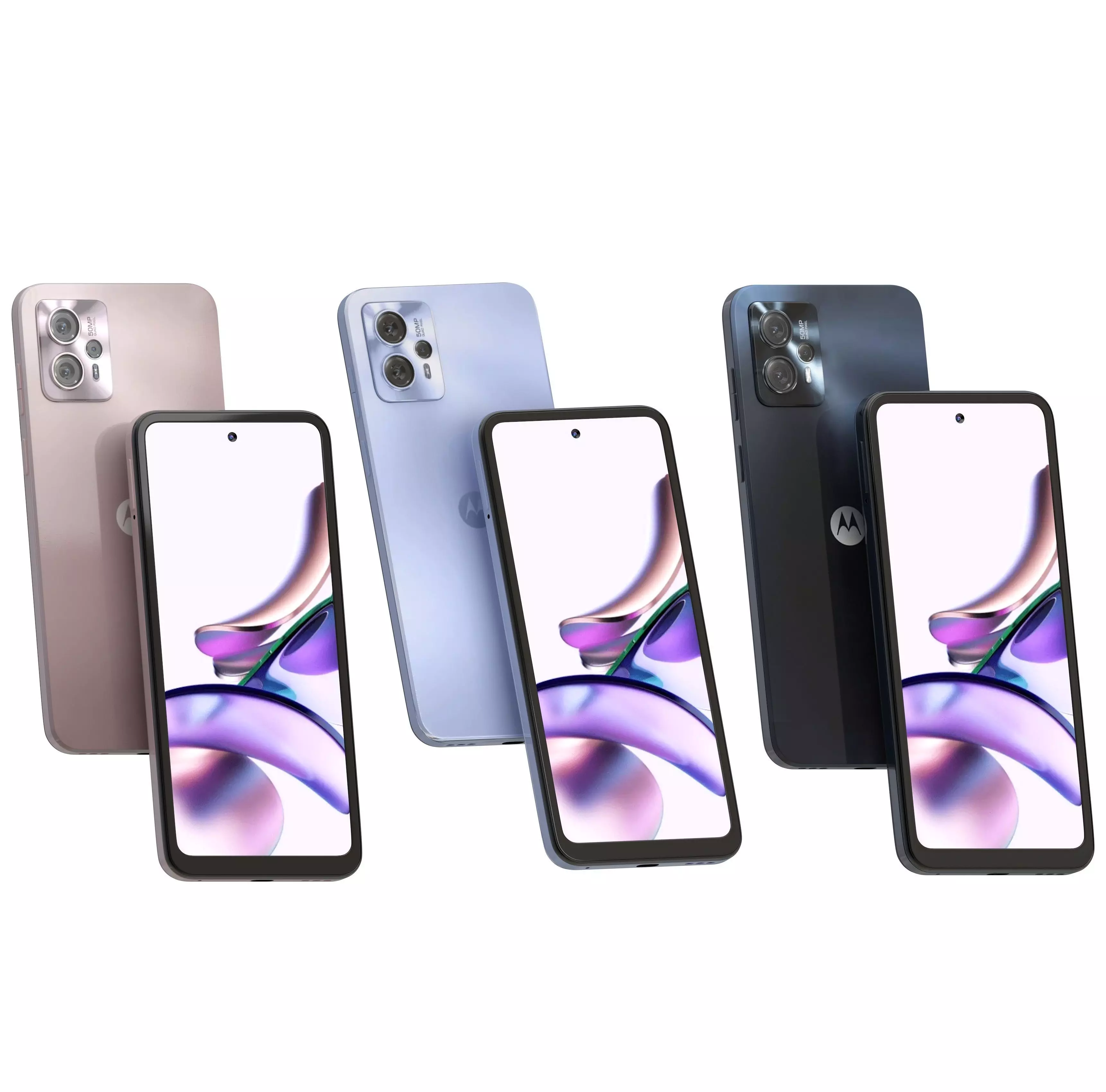 Motorola Moto G13 All Colors 3D model_0