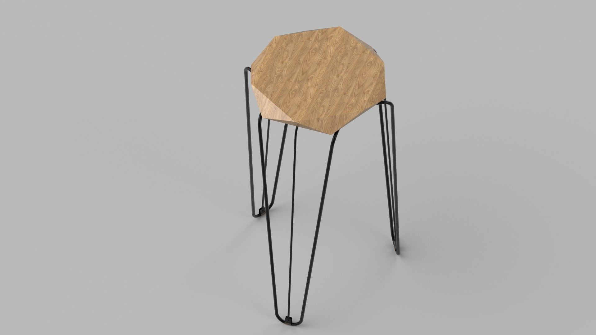 high chair 3D model_3