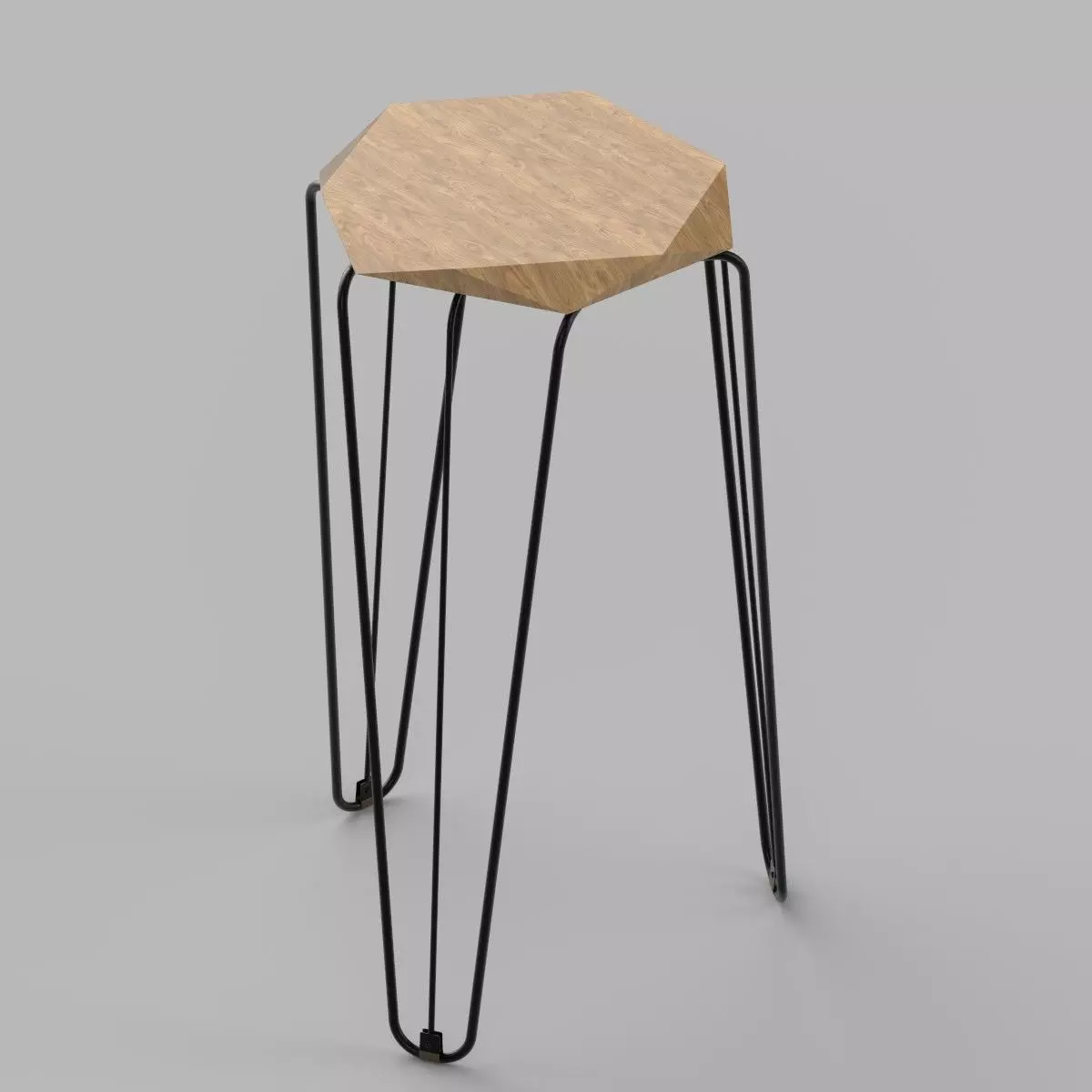 high chair 3D model_0
