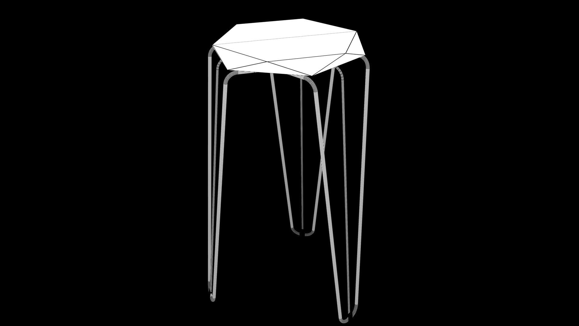 high chair 3D model_10