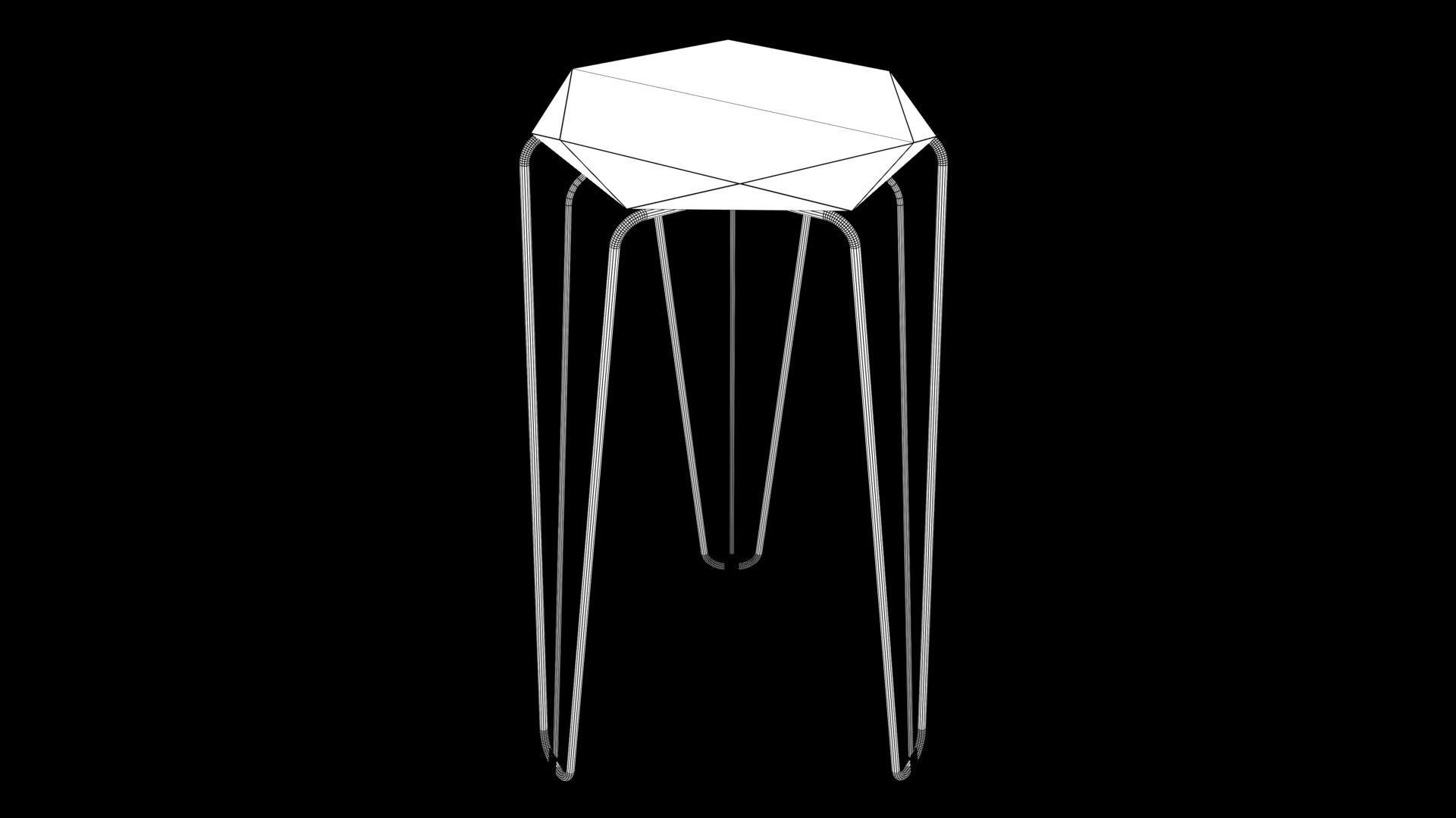 high chair 3D model_6