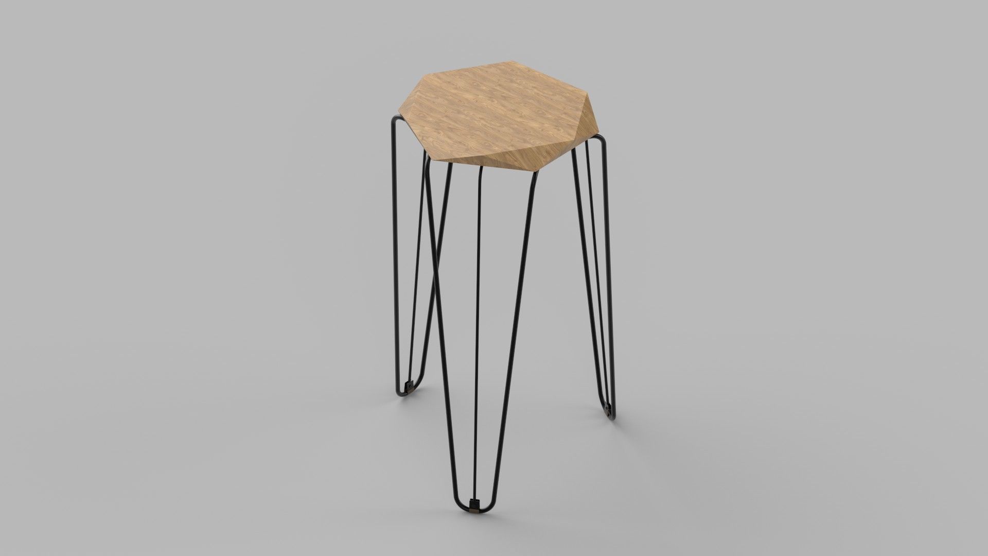 high chair 3D model_5